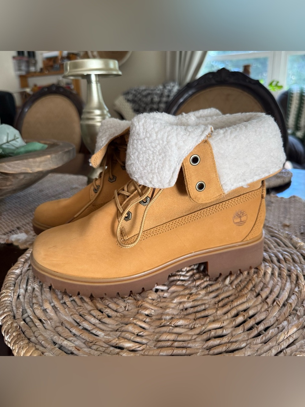 Women's Timberland Warm-Lined Waterproof Roll-Top Boot